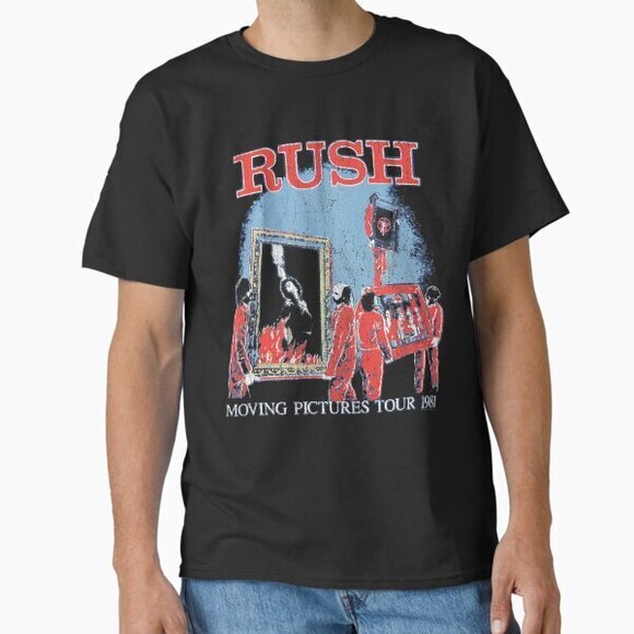 Other - Rush Moving Pictures Tour T-Shirt, Rush Band T-Shirt